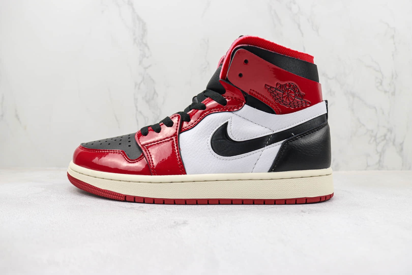 乔丹Air Jordan 1 High Zoom Air CMFT纯原版本高帮AJ1英雄联盟黑白红篮球鞋 莆田天花板AJ1系列 (ID:96553) - 图片1