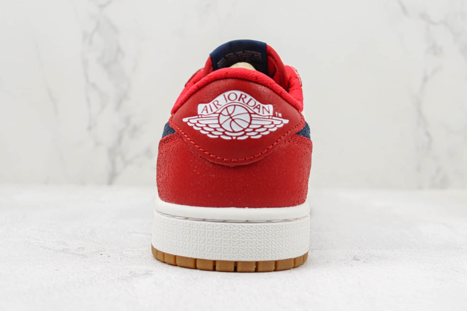 乔丹Air Jordan 1 Low纯原版本低帮AJ1白红脚趾板鞋 莆田天花板AJ1系列 货号:DZ0790-100