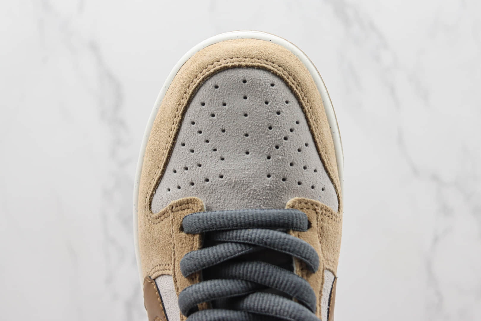 耐克Nike SB Dunk Low纯原版本低帮SB Dunk白卡其双钩板鞋 莆田天花板Dunk系列 货号:DO9457-119