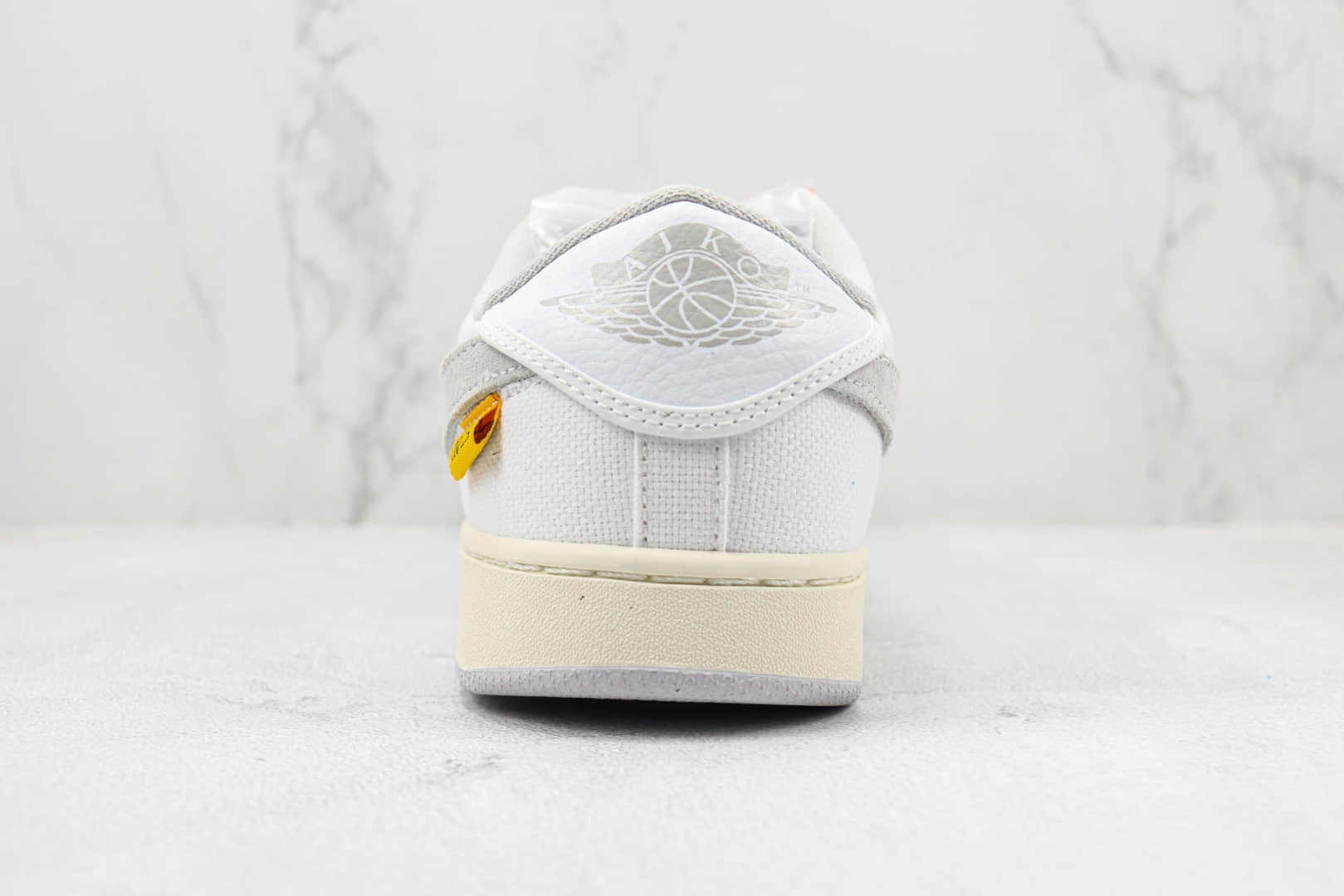 乔丹Union x AJKO 1 Low “White”纯原版本UN联名AJ1帆布白低帮板鞋 莆田天花板AJ1系列 货号:DO8912-101