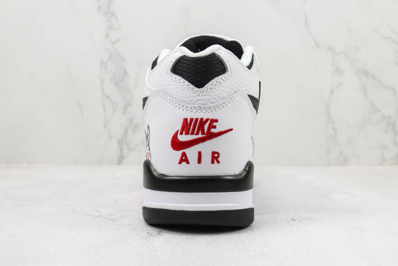 耐克Nike Air Flight 89纯原版本狗头印花哈士奇复古篮球鞋 莆田耐克货源 货号：DB5918-100