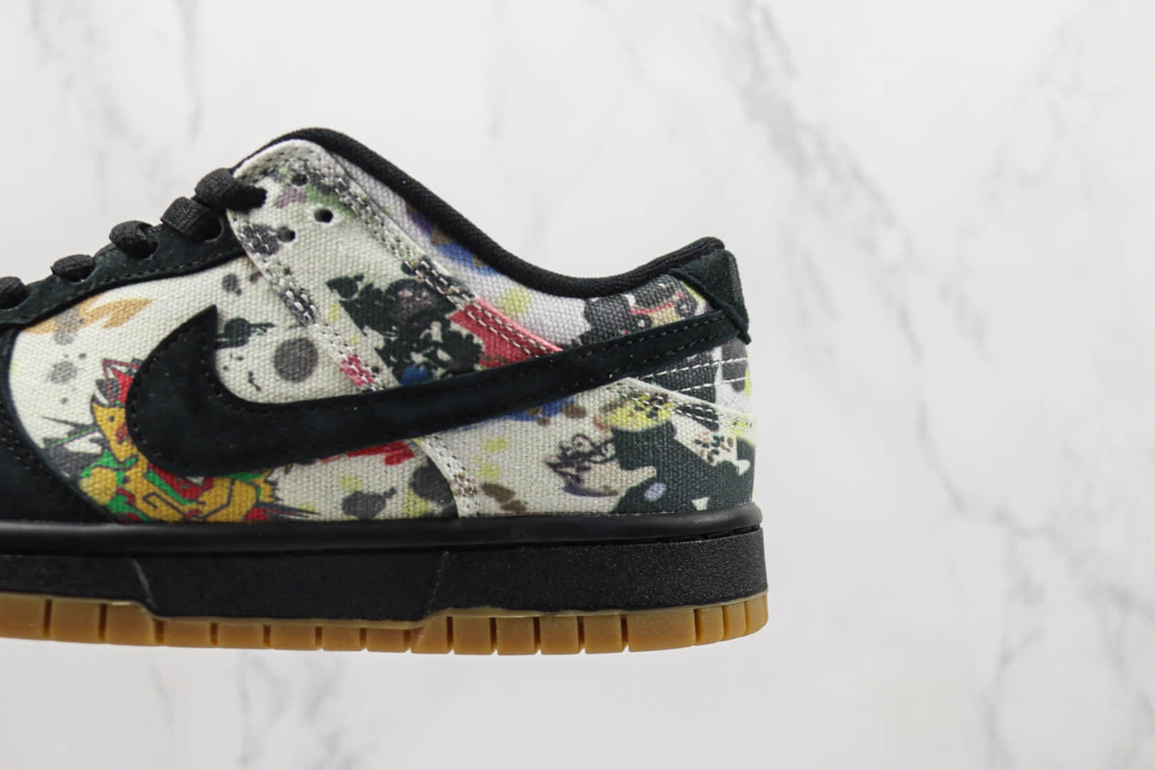 耐克Nike SB Zoom Dunk Low纯原版本低帮Dunk黑彩渲染涂鸦板鞋 莆田天花板Dunk系列 货号:FD8778-001