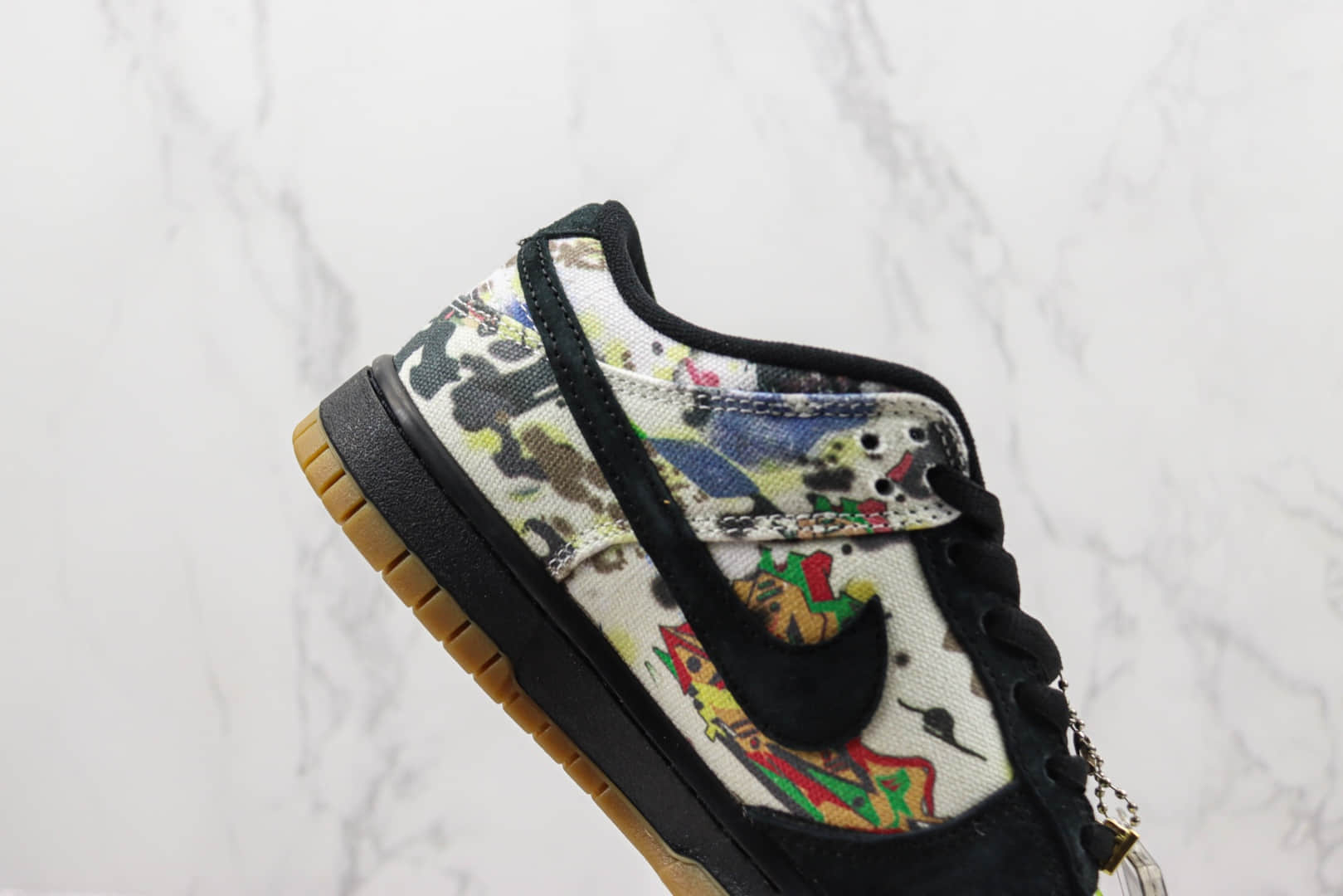 耐克Nike SB Zoom Dunk Low纯原版本低帮Dunk黑彩渲染涂鸦板鞋 莆田天花板Dunk系列 货号:FD8778-001