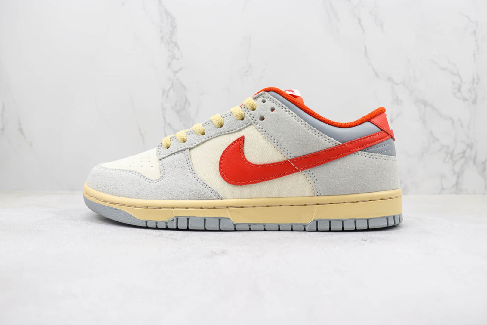 耐克Nike SB Dunk Low纯原版本低帮SB Dunk灰白橙色板鞋 莆田天花板Dunk系列 货号:FJ5429-133