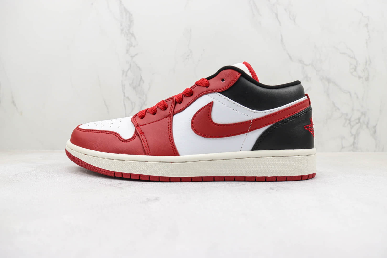 乔丹Air Jordan 1 Low纯原版本低帮AJ1白红黑色板鞋 莆田天花板AF1系列 (ID:96754) - 图片1