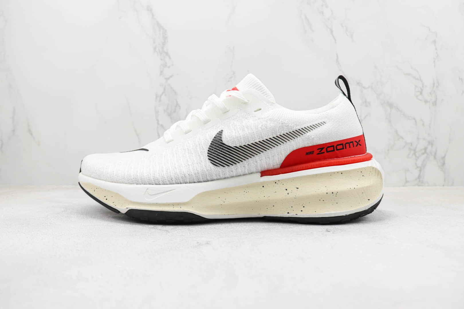 耐克Nike Zoom x Invincible Run Fk 3纯原版本白红色马拉松机能跑鞋 莆田耐克货源 货号:DR2615-101