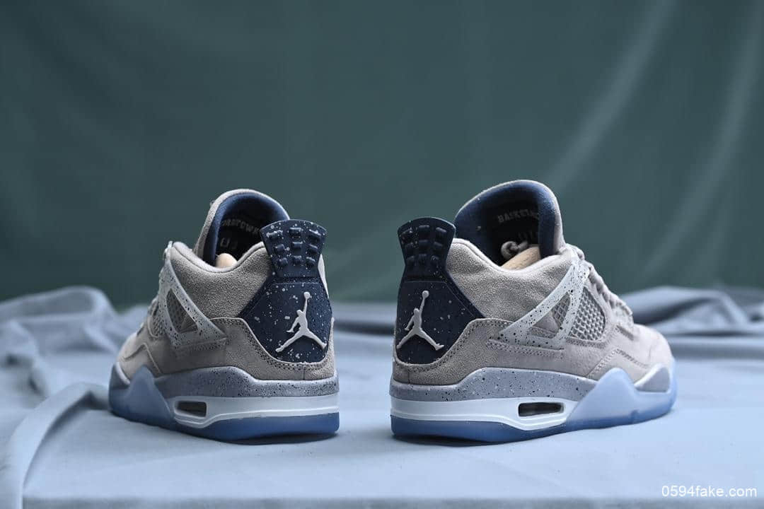 耐克Air Jordan 4 Georgetown PE乔丹4代AJ4代纯原版本中帮复古休闲运动文化实战篮球鞋 货号:AJ4-1043505