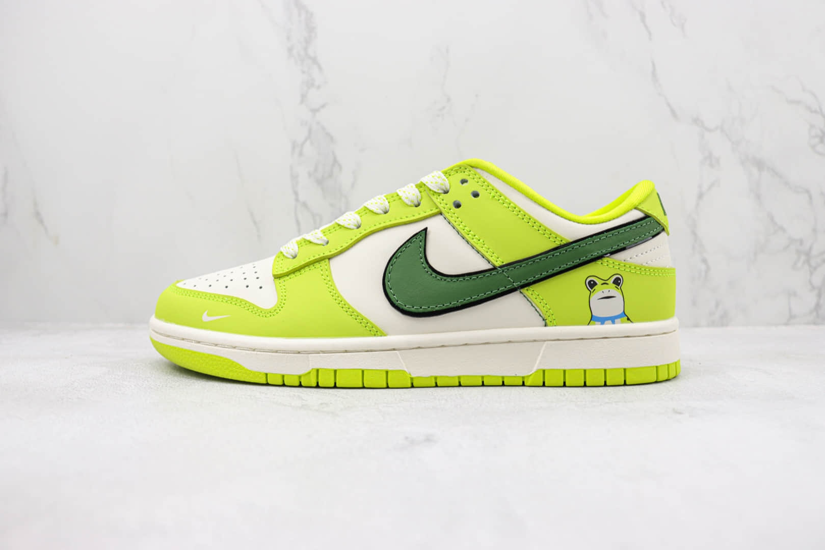 耐克Nike SB Dunk Low纯原版本低帮SB Dunk白绿青蛙板鞋 莆田天花板Dunk系列 (ID:97003) - 图片1