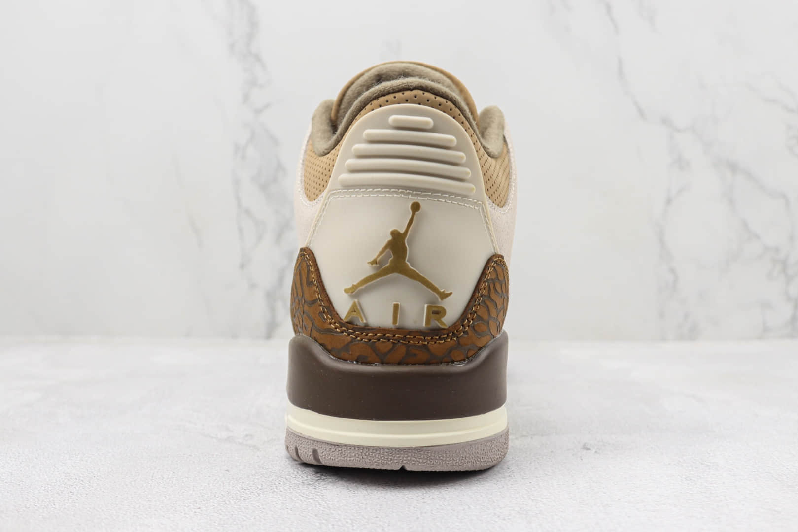 乔丹Air Jordan 3 “Palomino”纯原版本AJ3摩卡白棕爆裂纹篮球鞋 莆田天花板AJ3系列 货号:CT8532-102