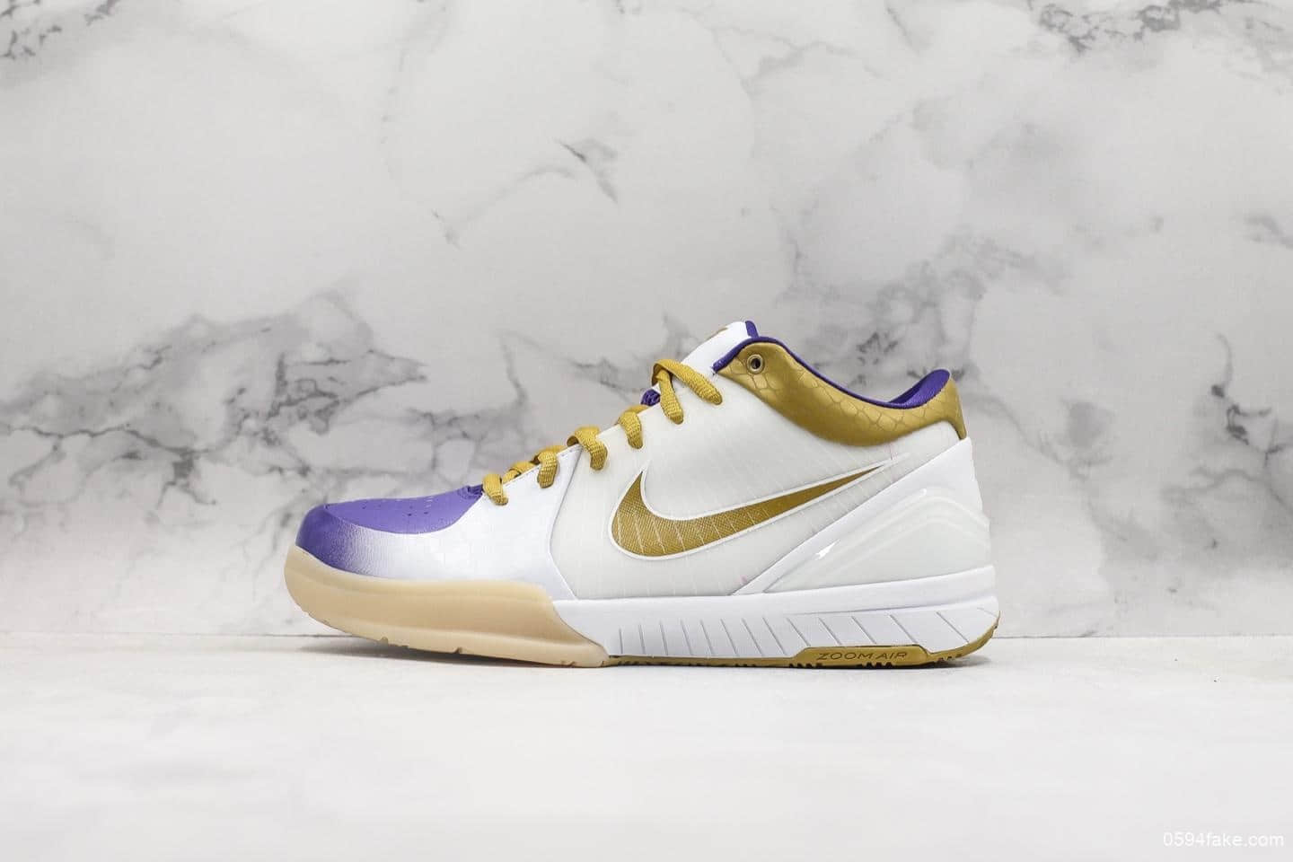 耐克Nike Kobe4 MLK科比4代纯原版本实战篮球鞋黑人月配色原档案数据开发真碳板 (ID:9713) - 图片1