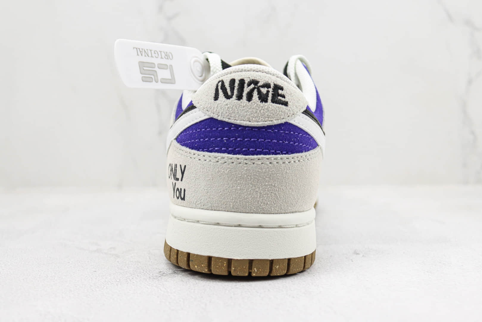 耐克Nike Dunk Low纯原版本低帮Dunk白黑双勾绑带板鞋 莆田天花板Dunk系列 货号:DO9457-138