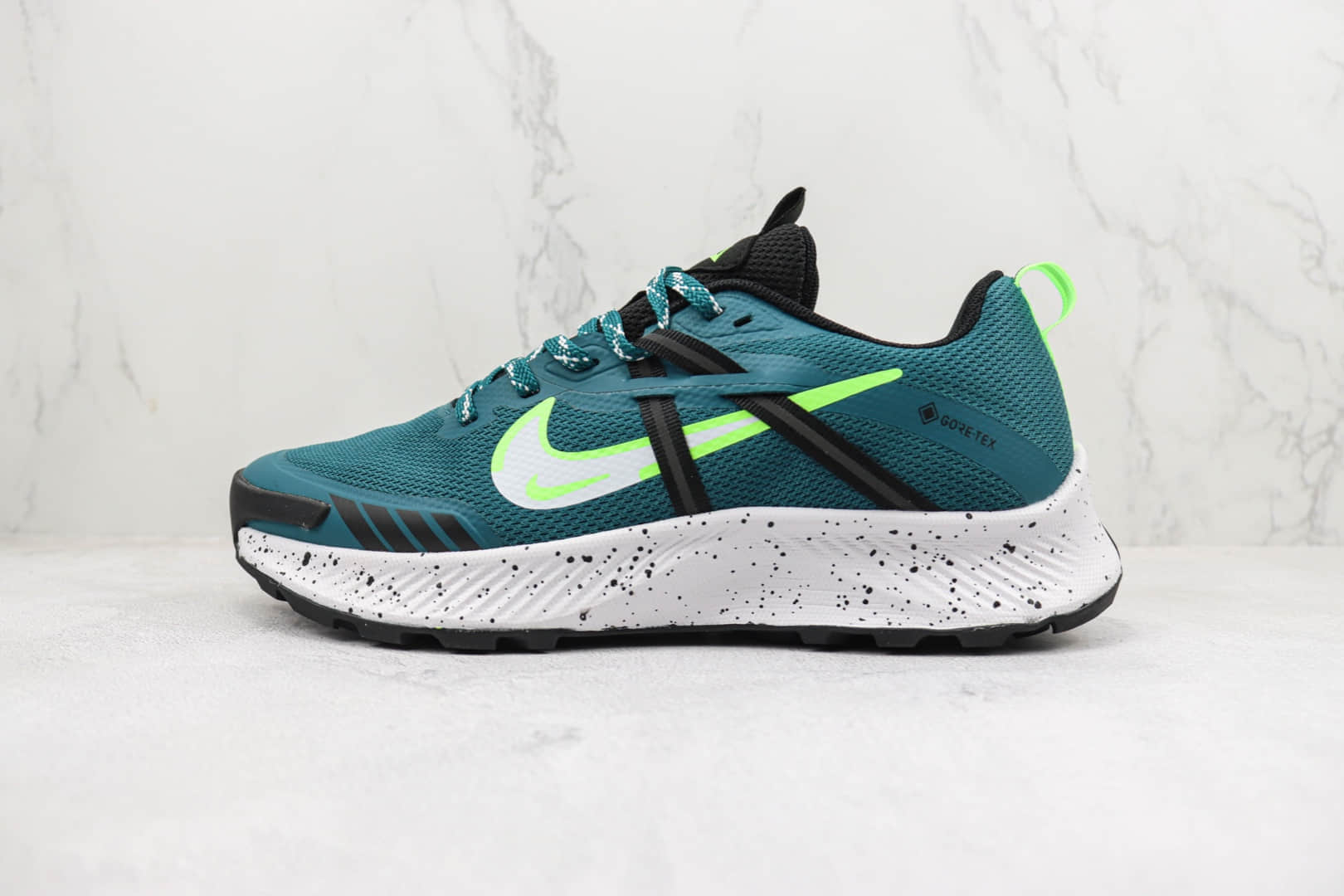耐克Nike Pegasus Trail2纯原版本飞马2代墨绿色网面跑鞋 莆田耐克工厂 (ID:97228) - 图片1