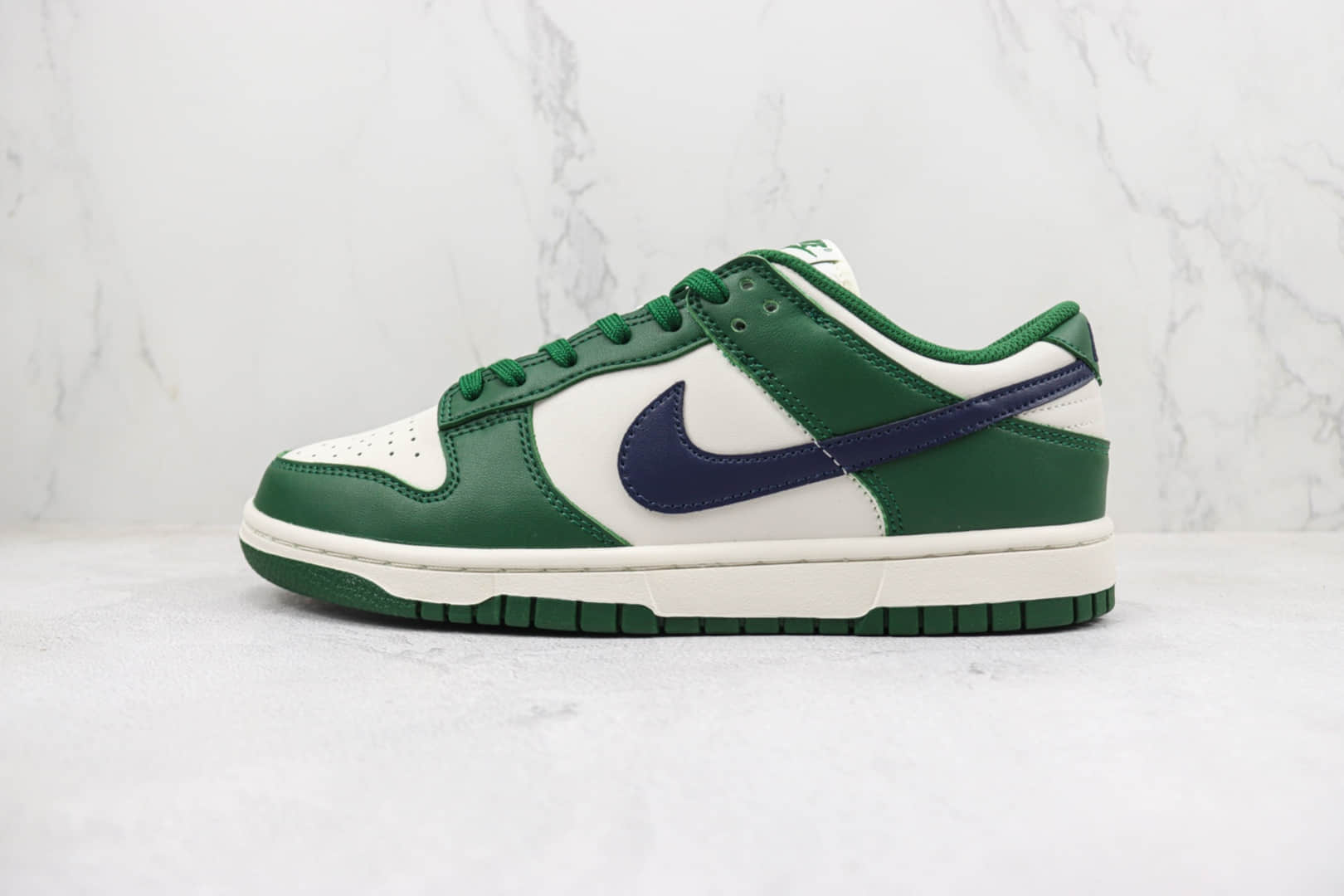 耐克Nike Dunk Low纯原版本低帮Dunk白绿板鞋 莆田天花板Dunk系列 (ID:97269) - 图片1