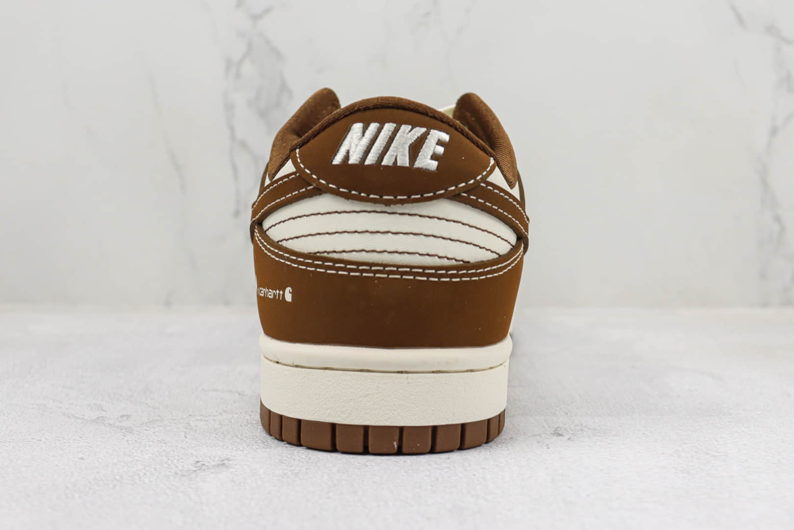 耐克Nike SB Dunk Low纯原版本低帮SB Dunk漫威联名蝙蝠侠白棕色板鞋 莆田天花板Dunk系列 货号:FC1688-101