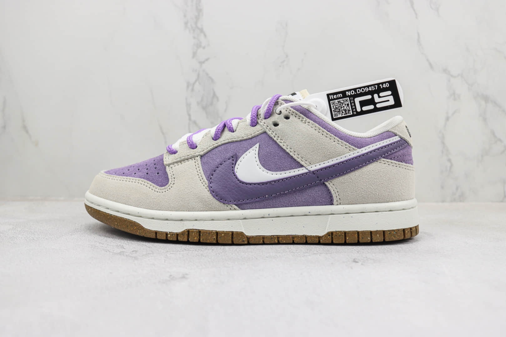 耐克Nike Dunk Low纯原版本低帮Dunk反转树莓紫薰衣草双勾板鞋 莆田复刻耐克 (ID:97469) - 图片1