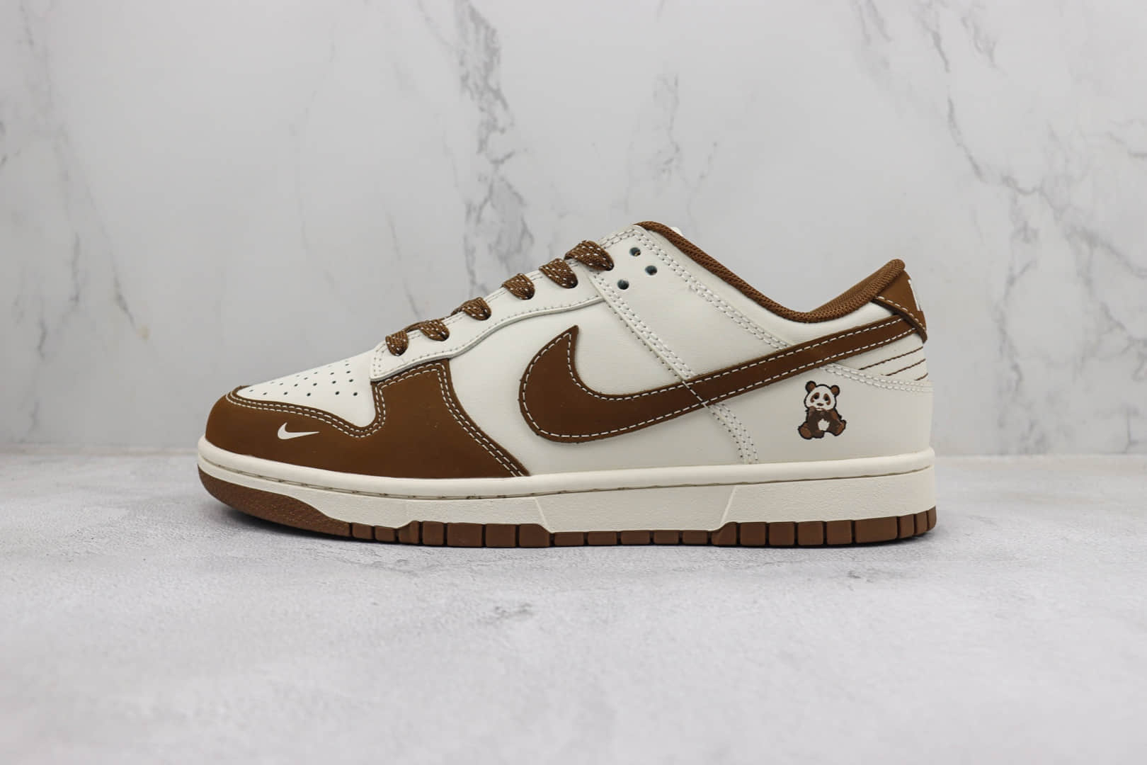 耐克Nike Dunk Low Retro纯原版本低帮DUNK双勾熊猫印花板鞋 莆田DUNK系列板鞋 (ID:97534) - 图片1