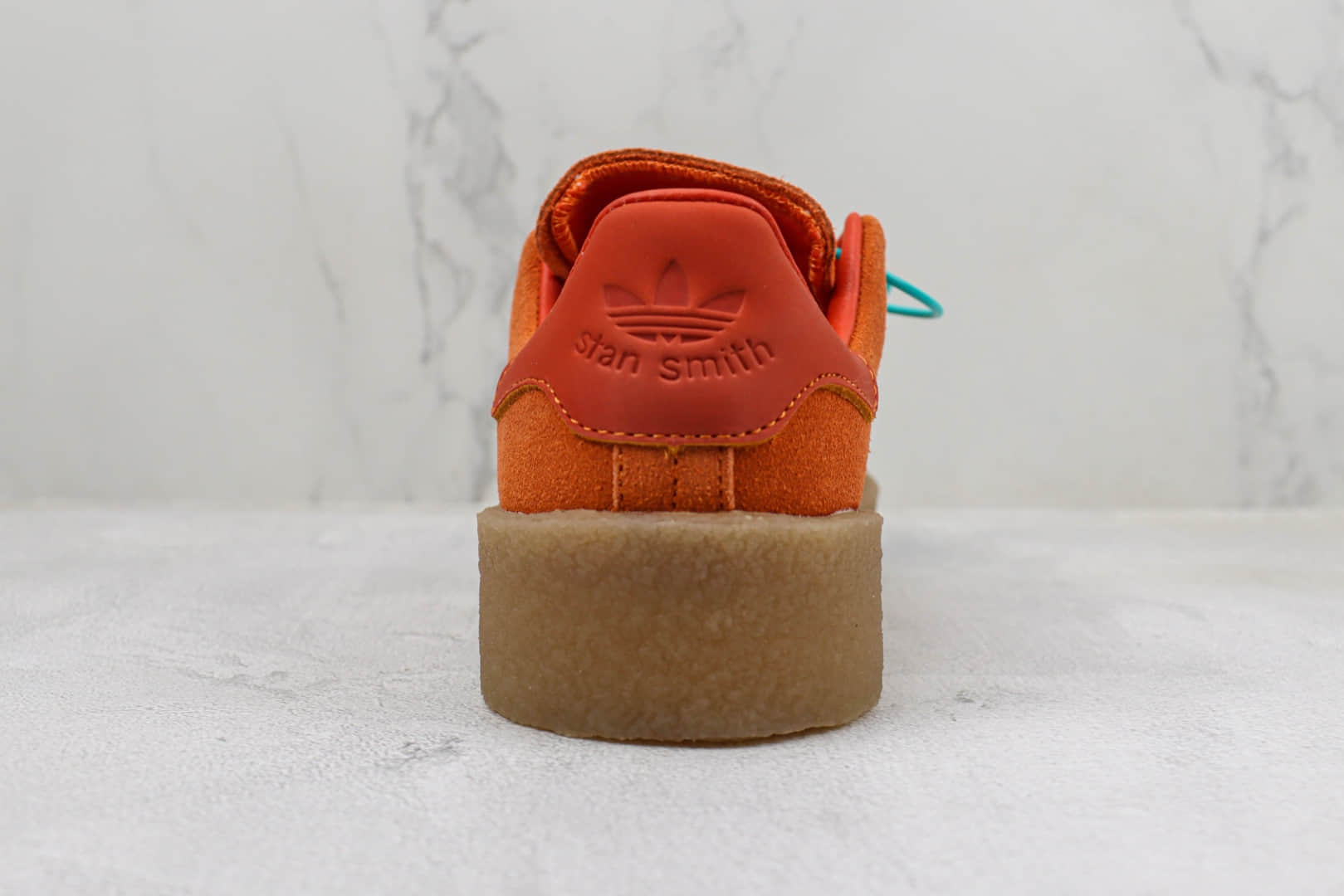 阿迪达斯adidas originals Stan Smith纯原版本史密斯橙色生胶板鞋 莆田复刻阿迪达斯 货号:FZ6445