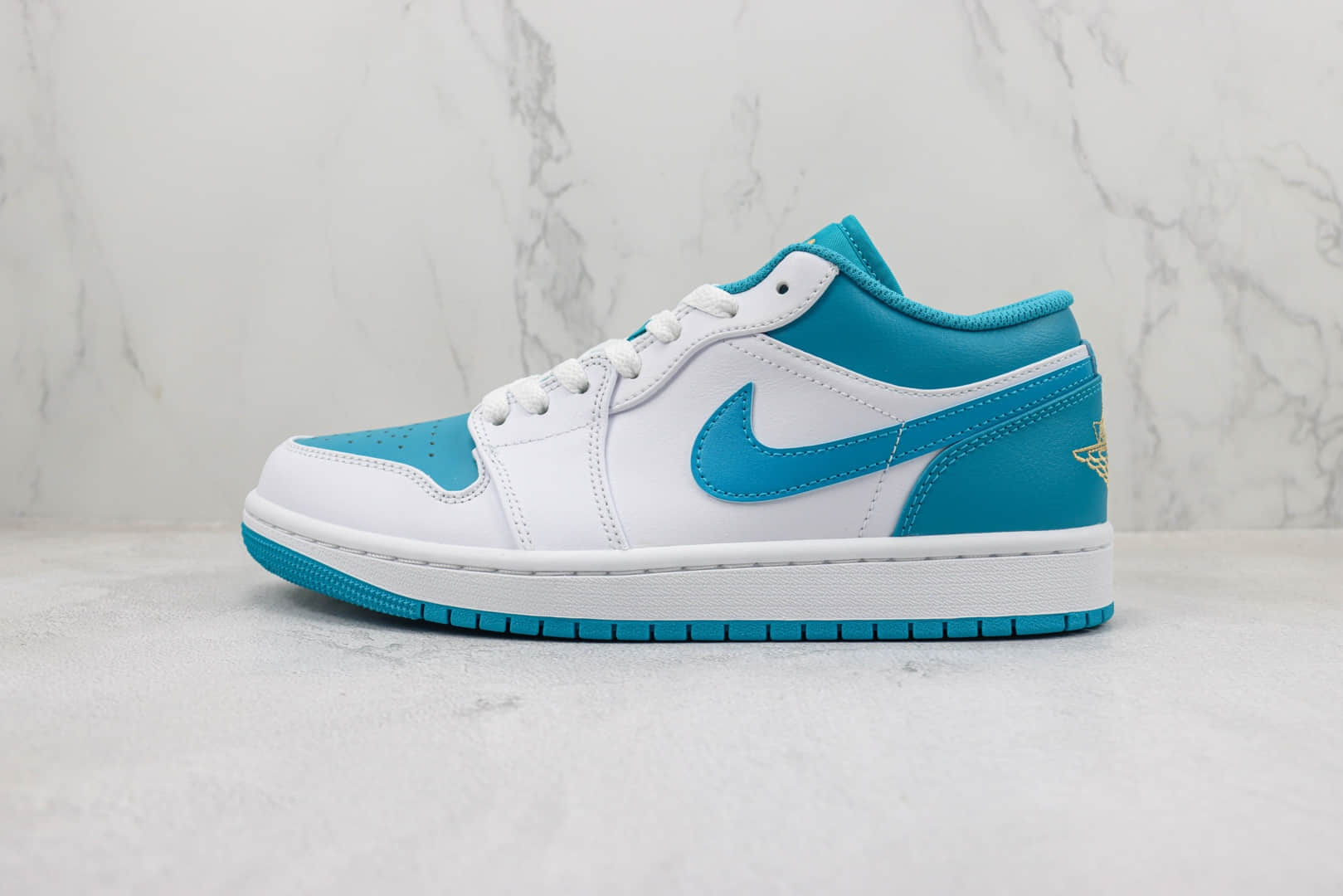 乔丹Air Jordan 1 Low纯原版本低帮AJ1白蓝板鞋 莆田天花板AJ1系列 (ID:97630) - 图片1