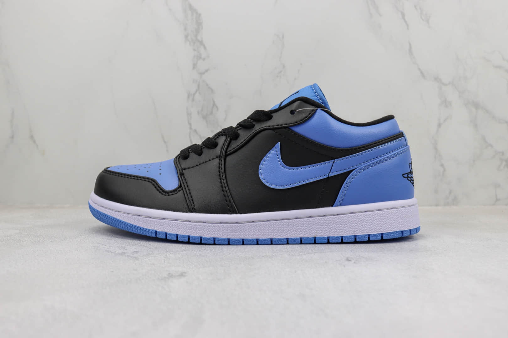 乔丹Air Jordan 1 Low纯原版本低帮AJ1黑蓝色篮球鞋 莆田AJ货源 (ID:97767) - 图片1