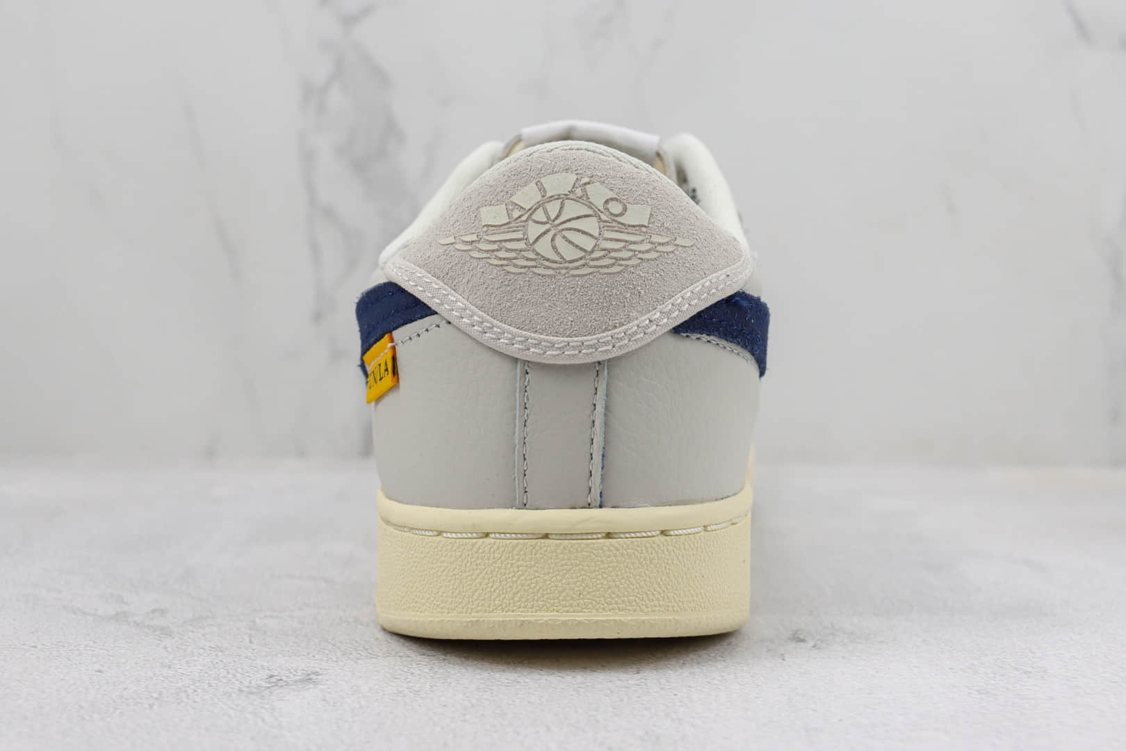 乔丹Union x Jordan 1 KO “Sail”纯原版本UN联名AJ1白灰蓝板鞋 莆田天花板AJ1系列 货号:DZ4864-100
