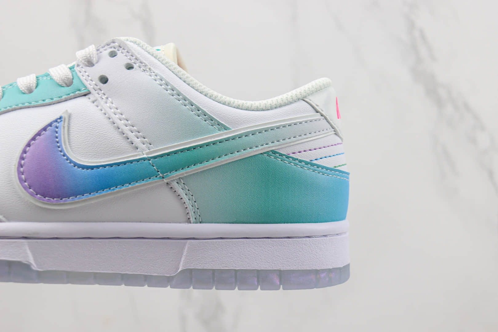 耐克Nike Dunk Low纯原版本低帮Dunk白蓝紫渐变板鞋 莆田天花板Dunk系列 货号:FJ7743-194