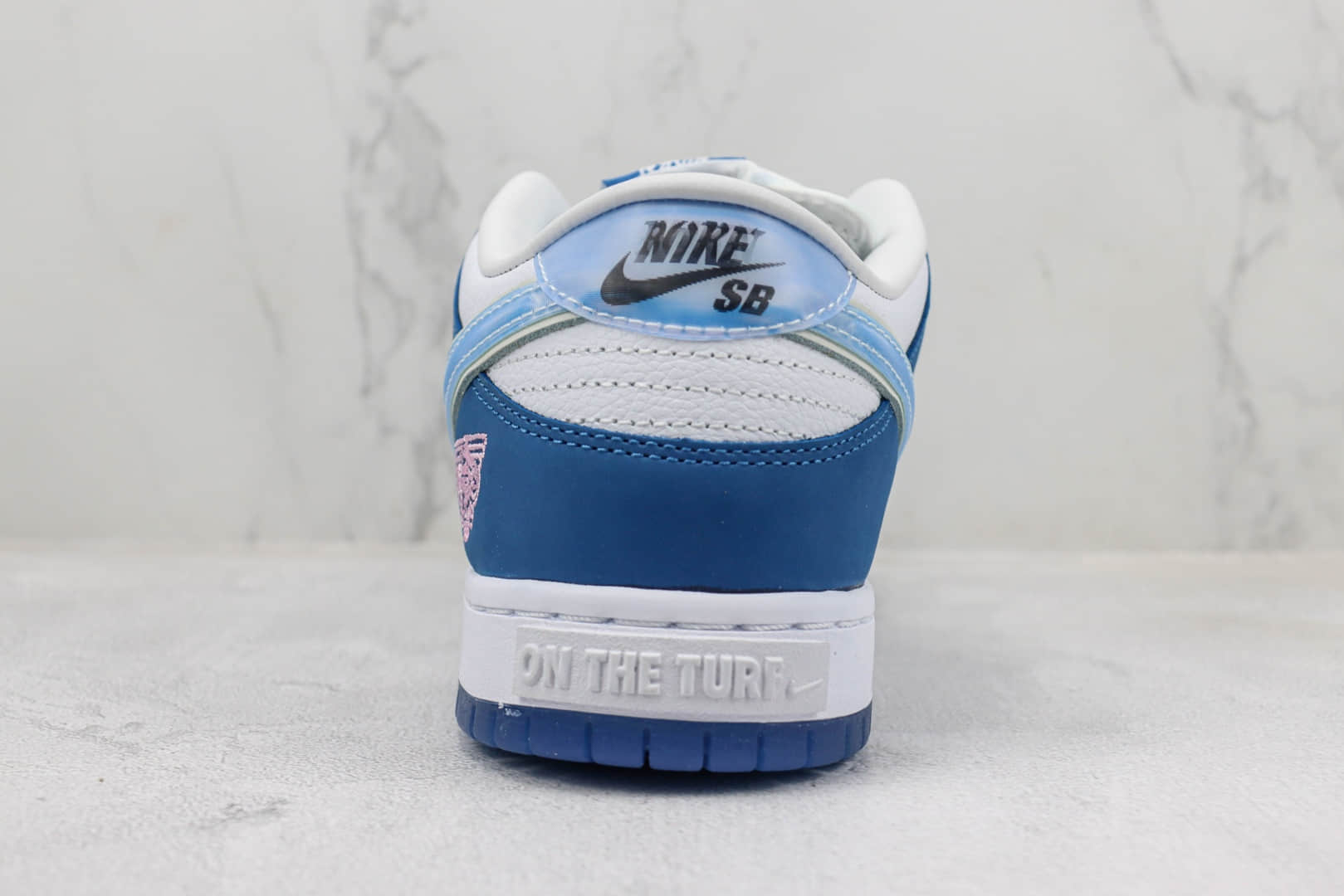 耐克Born x Raised x Nike SB Dunk Low“Release Date”纯原版本三方联名蓝白色板鞋 莆田天花板Dunk系列 货号:FN7819-400