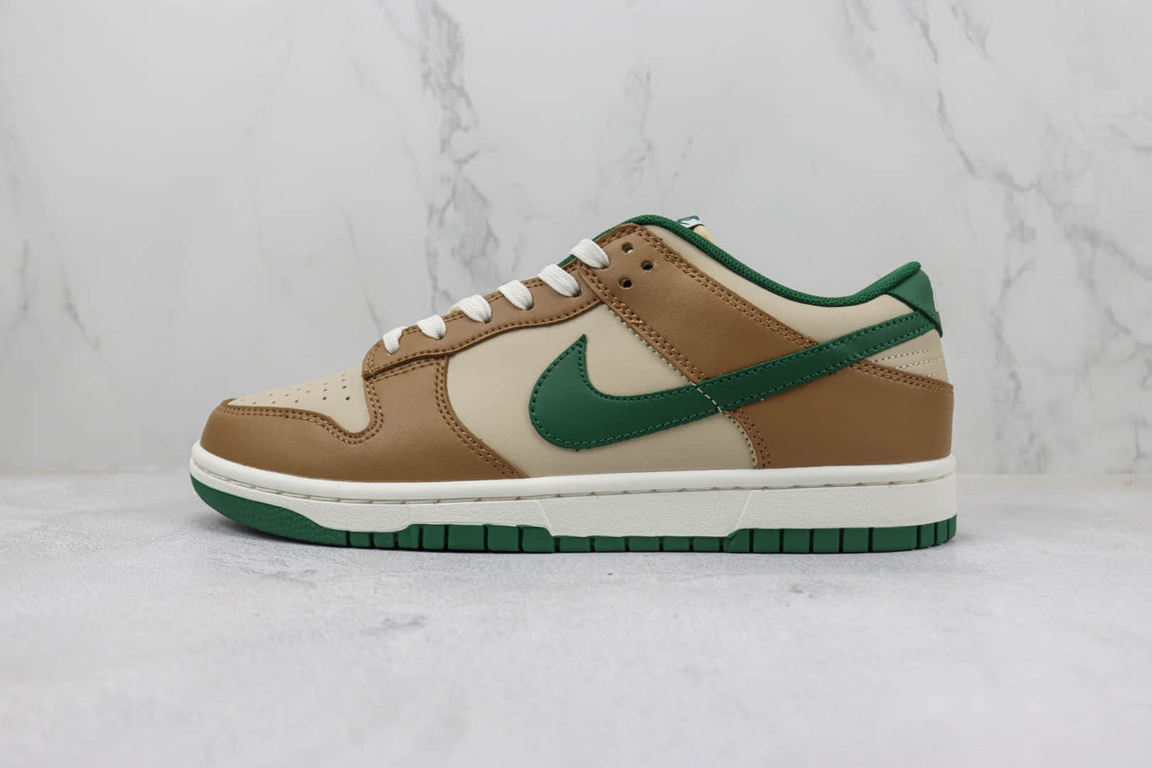 耐克Nike SB Dunk Low纯原版本低帮SB Dunk棕绿色板鞋 莆田天花板Dunk系列 (ID:98169) - 图片1