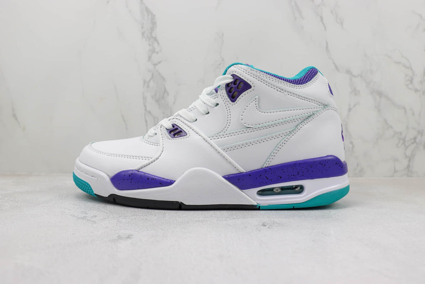 耐克Nike Air Flight 89纯原版本白蓝紫色篮球鞋 莆田复刻耐克 (ID:98355) - 图片1