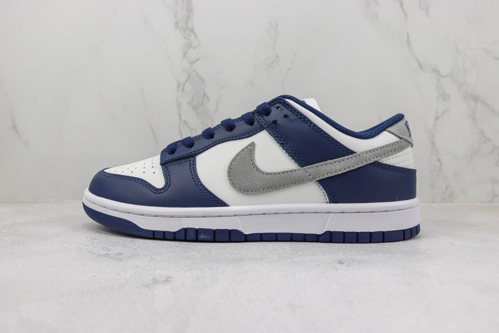 耐克Nike Dunk Low纯原版本低帮Dunk午夜蓝板鞋 莆田天花板Dunk系列 货号:FD9749-400