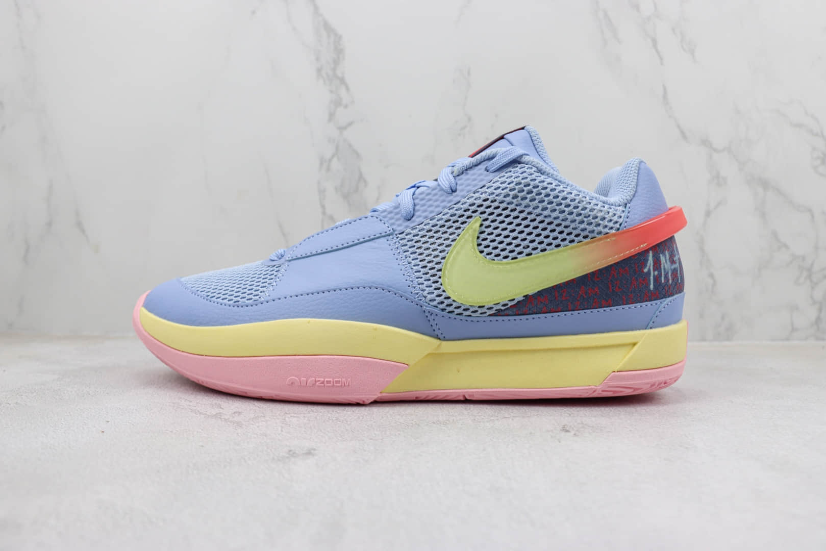 耐克Nike JA 1纯原版本莫兰特一代圣枪梦幻蓝实战篮球鞋 莆田耐克工厂 (ID:98846) - 图片1