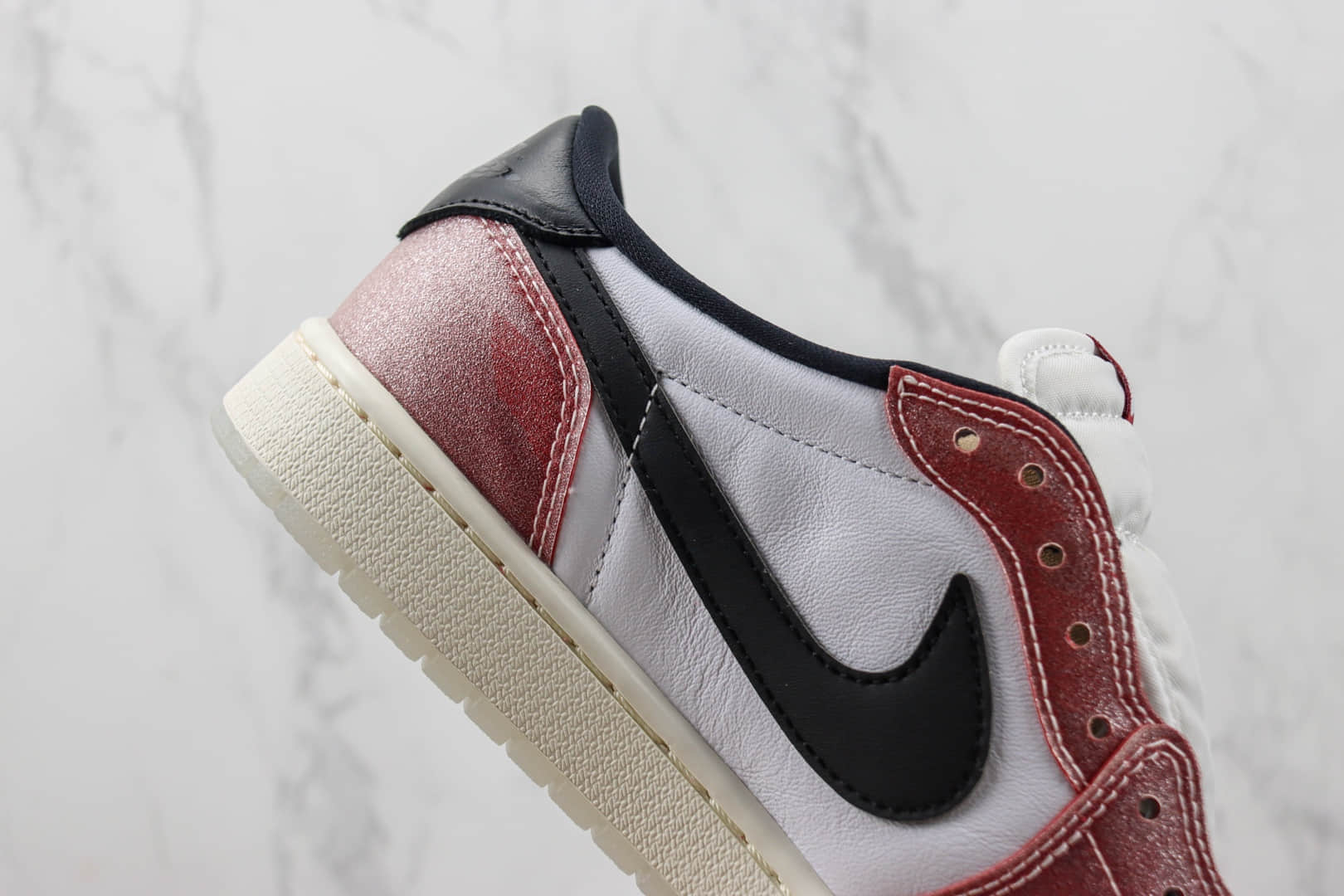 乔丹Trophy Room x Air Jordan 1 Low OG纯原版本低帮AJ1芝加哥乔丹之子篮球鞋 莆田AJ货源 货号:FN0432-017