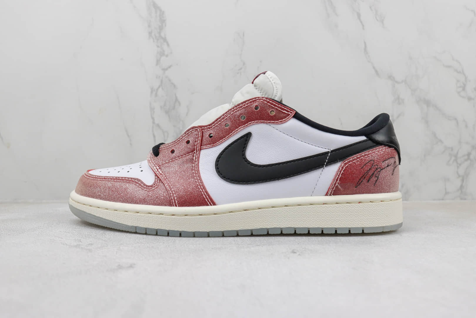 乔丹Trophy Room x Air Jordan 1 Low OG纯原版本低帮AJ1芝加哥乔丹之子篮球鞋 莆田AJ货源 货号:FN0432-017