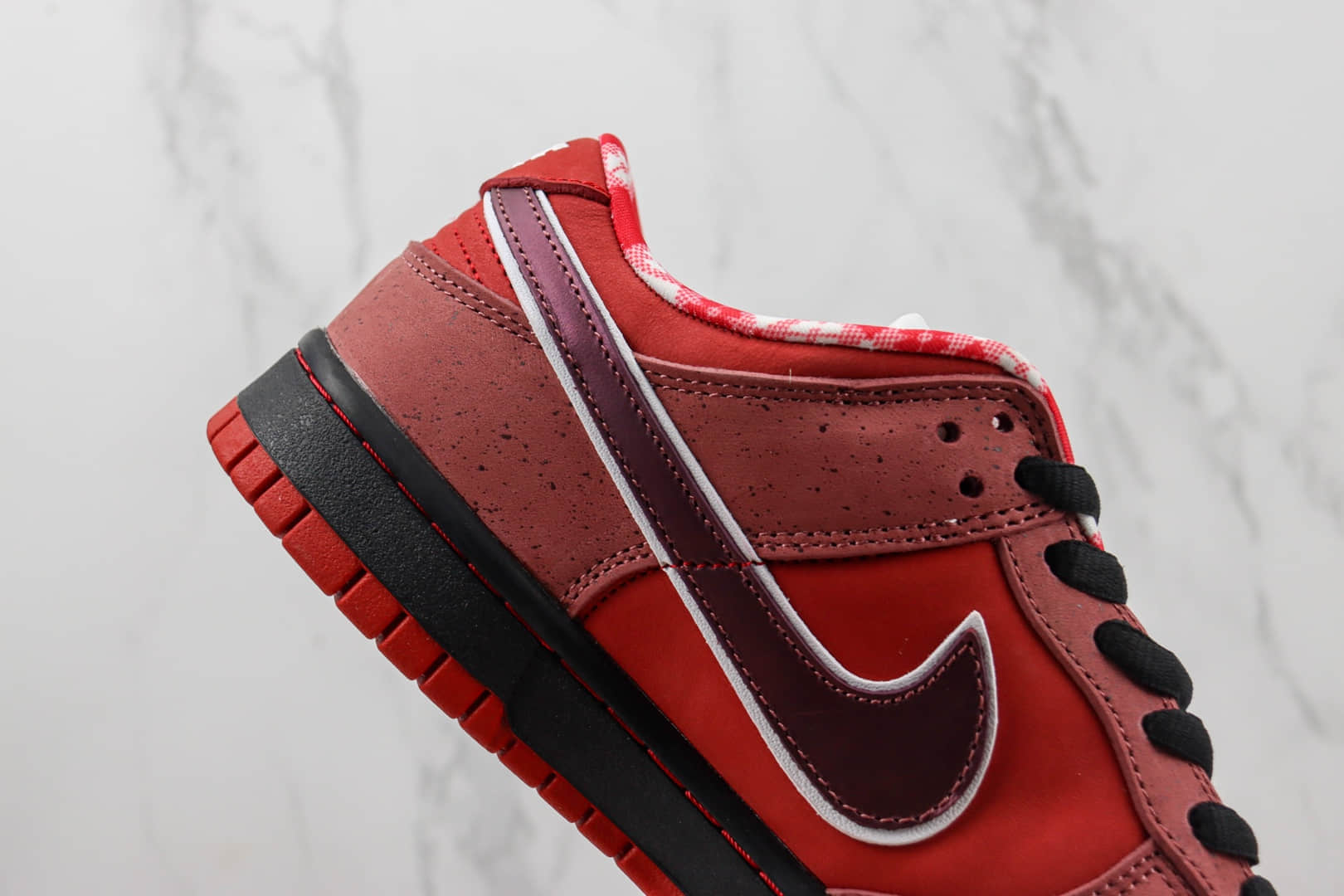 耐克Concepts x Nike SB Dunk Low纯原版本低帮SB Dunk红龙虾休闲运动板鞋 莆田耐克代理 货号:313170-661