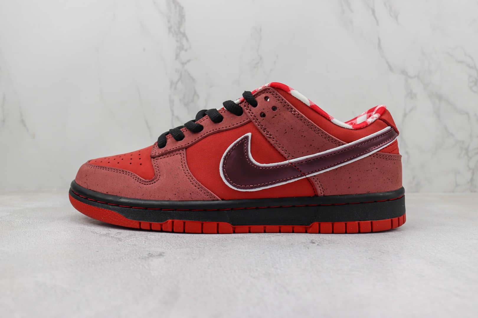 耐克Concepts x Nike SB Dunk Low纯原版本低帮SB Dunk红龙虾休闲运动板鞋 莆田耐克代理 货号:313170-661