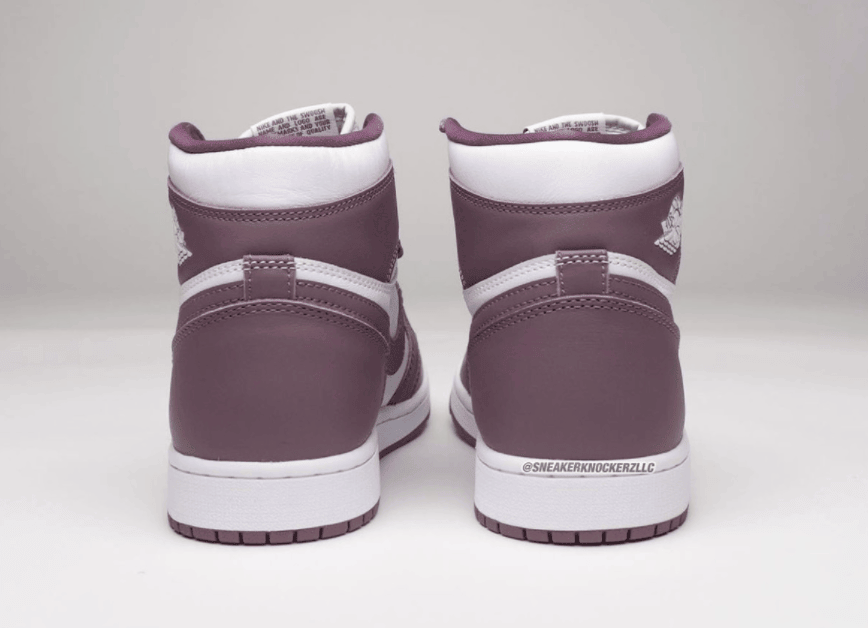 高级紫红色!全新AJ1“Mauve”实物曝光! 货号:DZ5485-105