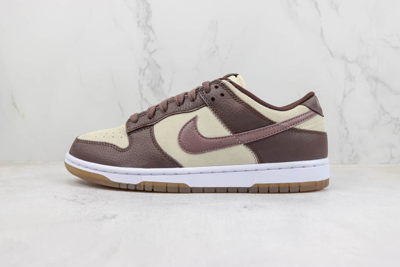 耐克Nike SB Dunk Low纯原版本低帮SB Dunk摩卡灰棕板鞋 莆田耐克货源 (ID:99674) - 图片1