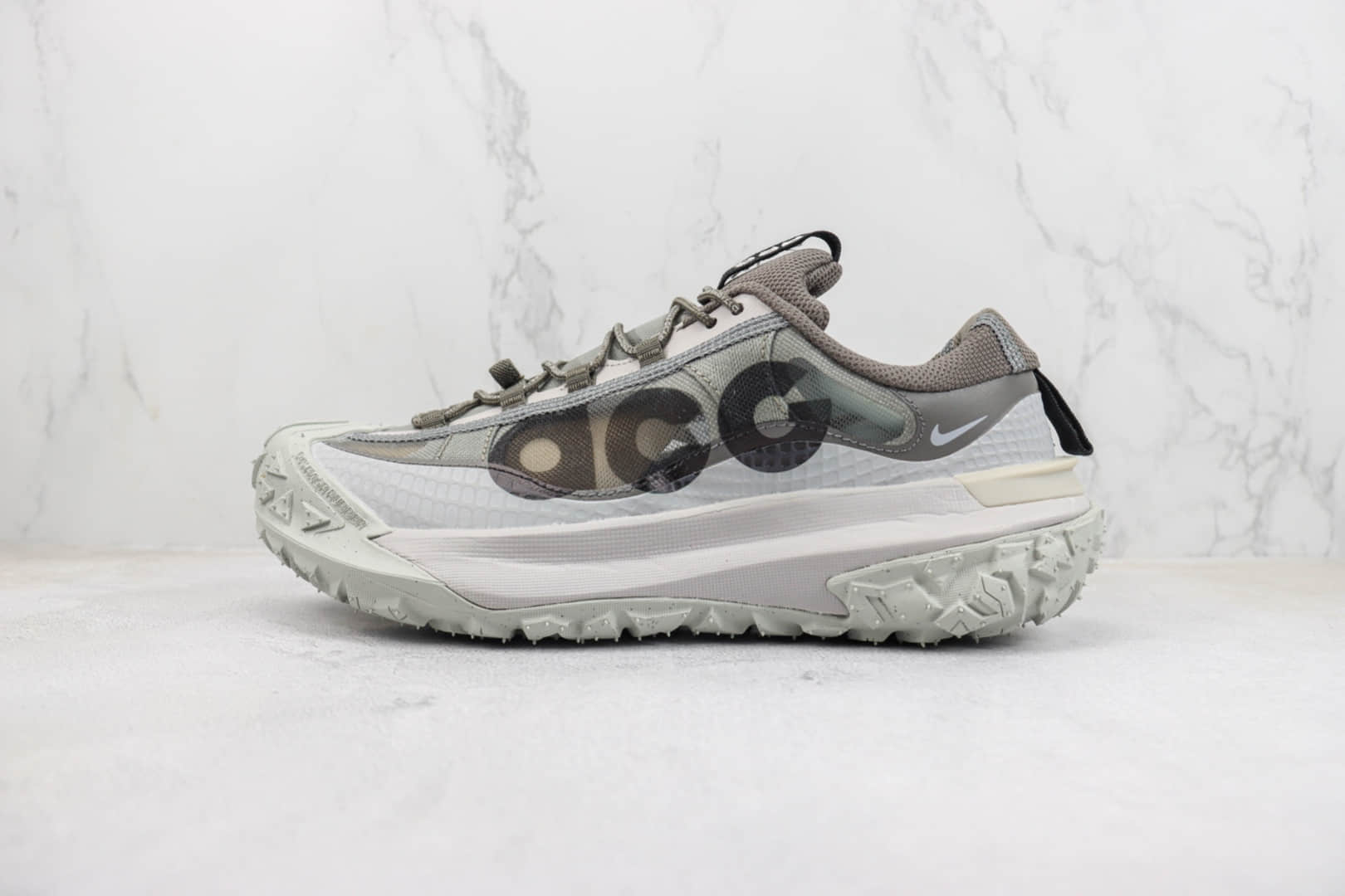耐克Nike ACG Mountain Fly 2 Low纯原版本山脉2代浅灰色户外登山越野跑鞋 莆田复刻鞋货源 货号:DV7903-003