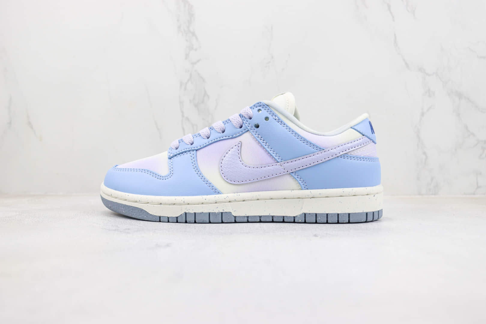 耐克Nike SB Dunk Low GS纯原版本低帮SB Dunk蓝紫渐变鳄鱼纹勾板鞋 莆田复刻鞋货源 (ID:99976) - 图片1