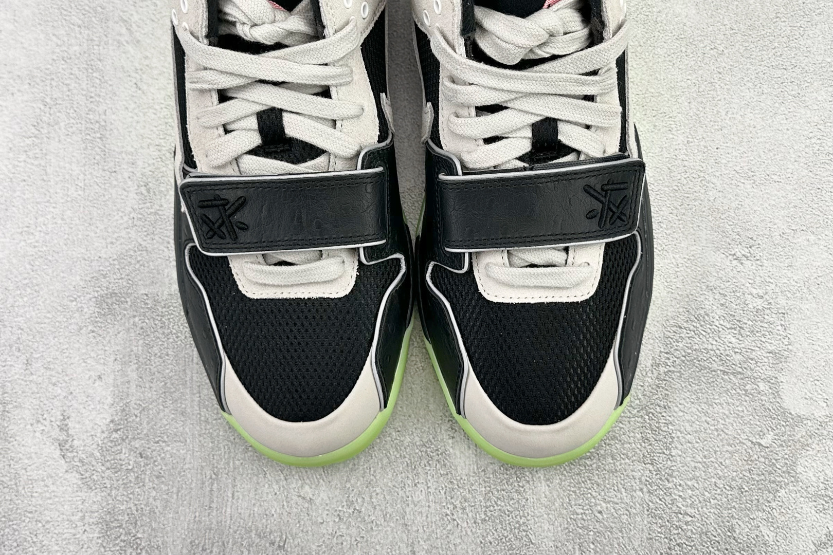 乔丹Travis Scott x Air Jordan Jumpman Jack纯原版本TS联名AJ黑绿色倒钩篮球鞋 莆田AJ货源 货号:IH7971-001