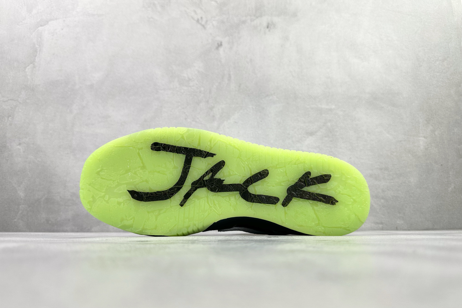 乔丹Travis Scott x Air Jordan Jumpman Jack纯原版本TS联名AJ黑绿色倒钩篮球鞋 莆田AJ货源 货号:IH7971-001