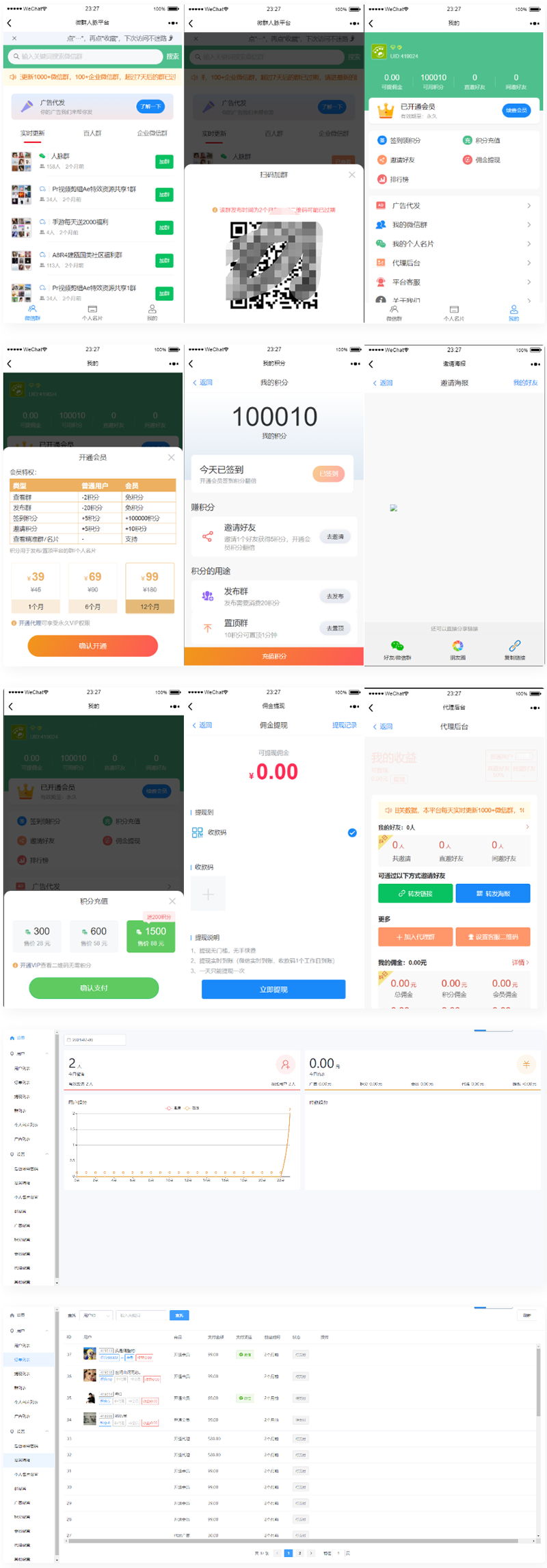 人脉社群系统源码 人脉推广裂变源码群发布源码 - 图片1