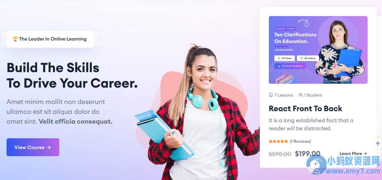 HiStudy–在线教育主题破解版 v3.1.0 下载 - 图片1