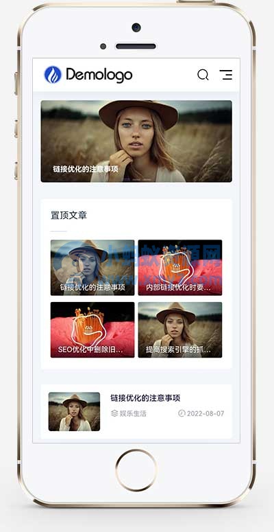 (自适应手机端)响应式自媒体运营博客网站源码 新闻博客知识类pbootcms网站模板 - 图片1