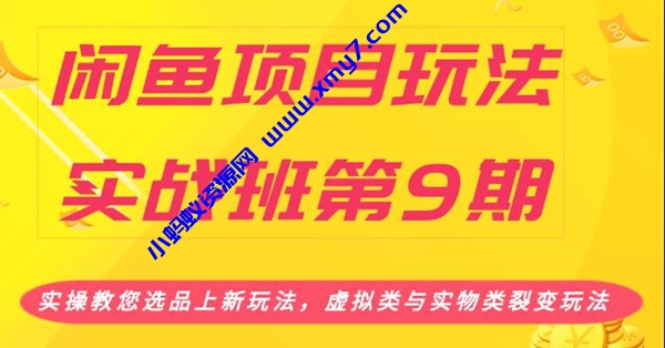 闲鱼项目玩法实操教程 教您选品上虚拟类与实物类裂变玩法 - 图片1