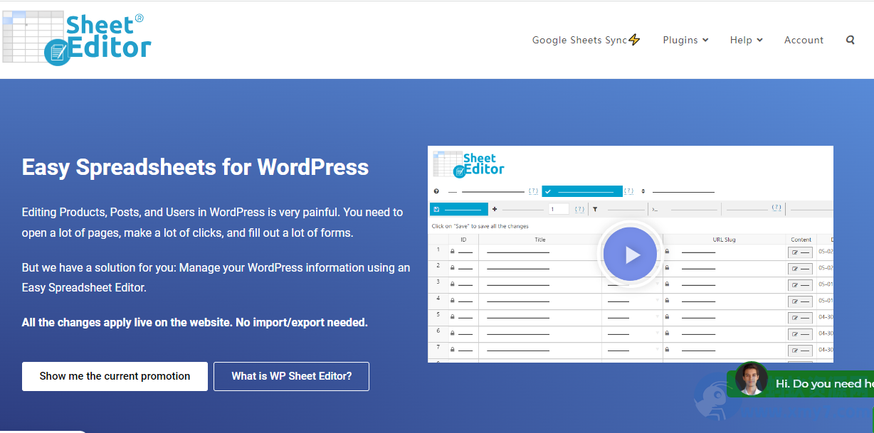 WordPress表格插件 WP Sheet Editor Pro v2.25.15 破解版下载 - 图片1