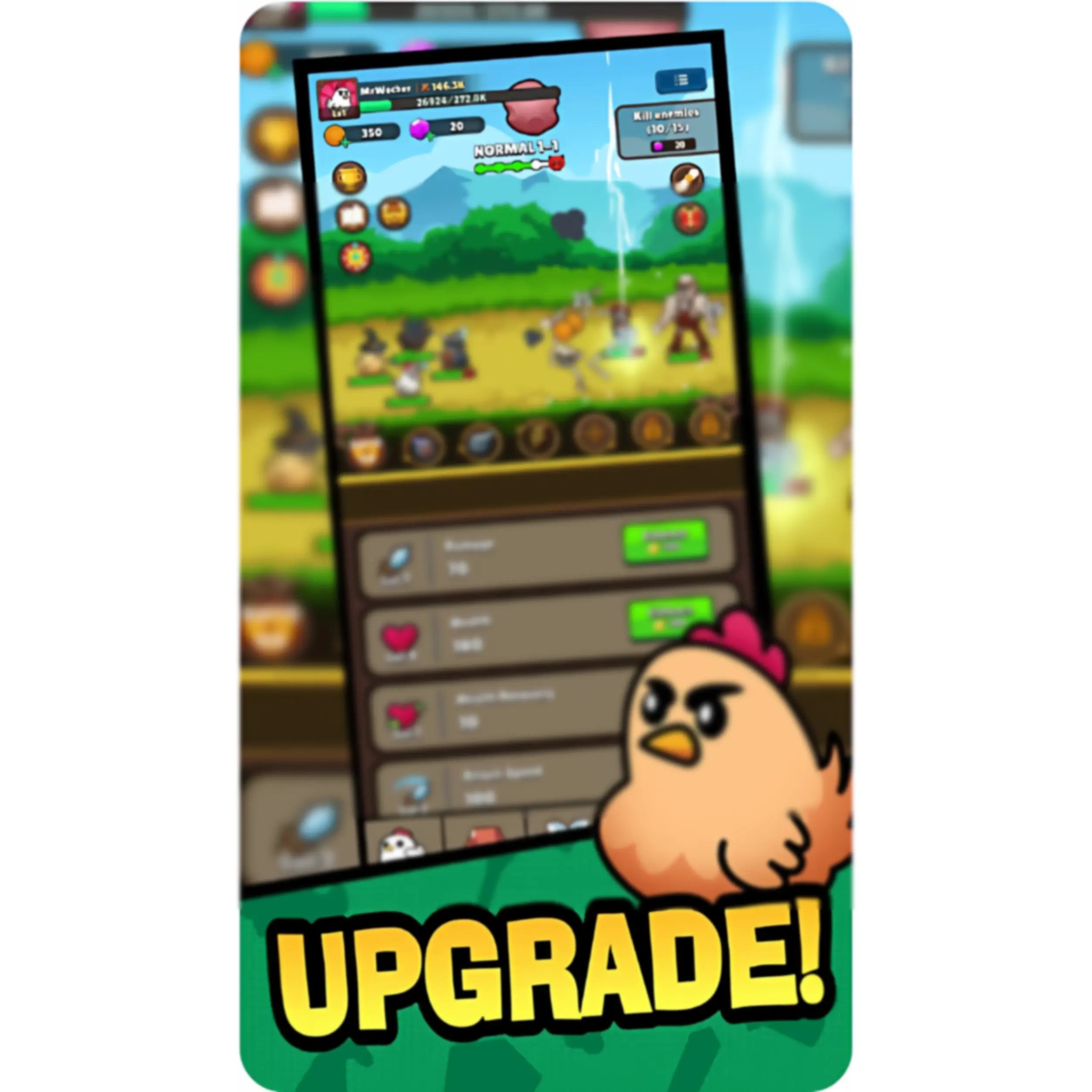 Unity 萌鸡传说 Legend Of Chicken RPG策略 精品游戏源码 益智类 - 图片1