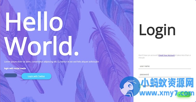 Html响应式登录界面代码 - 图片1