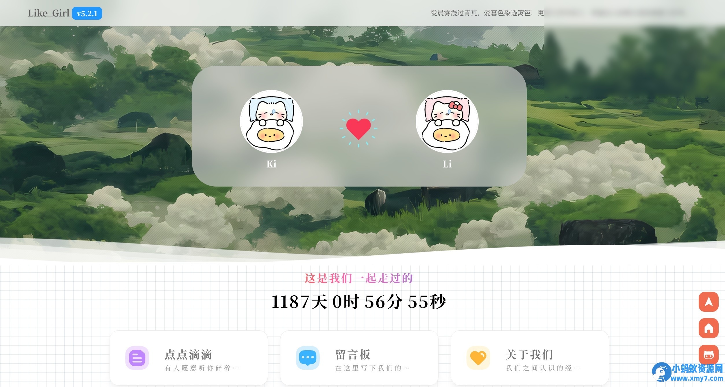 最新Like Girl v5.2.1 情侣小站开源版 - 图片1