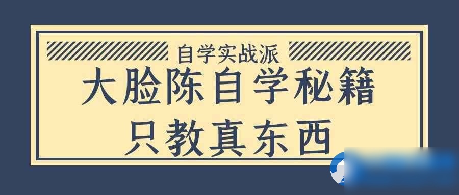 大脸陈自学秘籍只教真东西 - 图片1