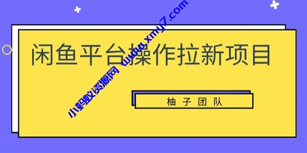 柚子团队《闲鱼平台操作拉新项目》单笔起步利润100+ - 图片1